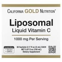 Картинка ЛІпосомальний вітамін С в рідині California Gold Nutrition Liposomal Liquid Vitamin C від інтернет-магазину спортивного харчування PowerWay